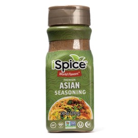 iSpice - ASIAN SEASONING World Flavor Super Spice Blend | All Natural | Ready to use as is | No preparation is necessary 7.41 oz (210g)
