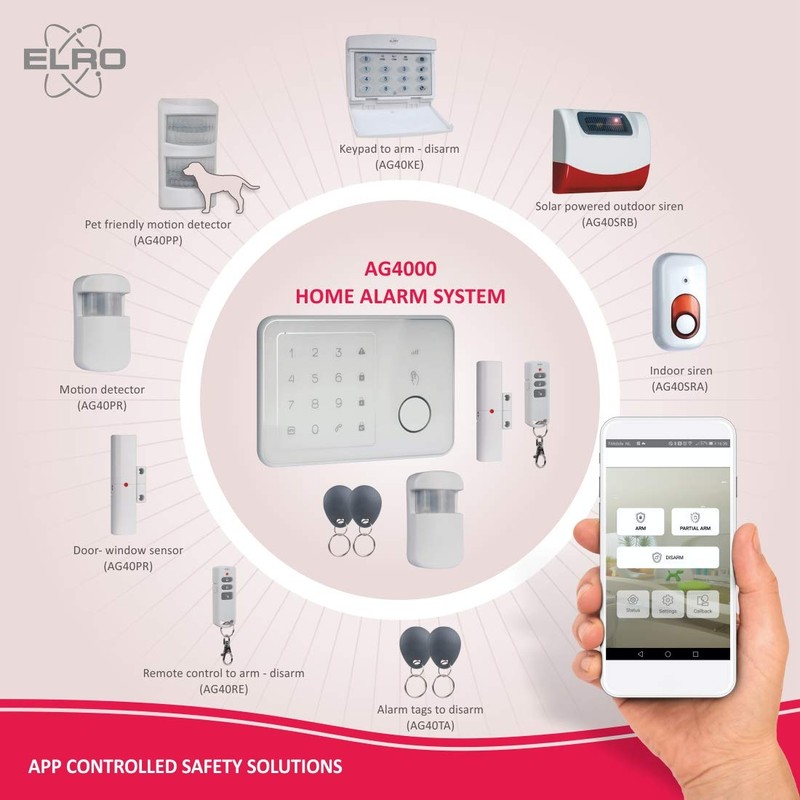 ELRO AG40SRA Internal Siren for ELRO AG4000 Home Alarm System