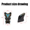MT-07 MT07 2024 Waterproof 3D Embossed Rubber Fuel Tank Knee