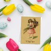 Funny Weird Victorian Easter Greeting Card with Envelopes (A Happy