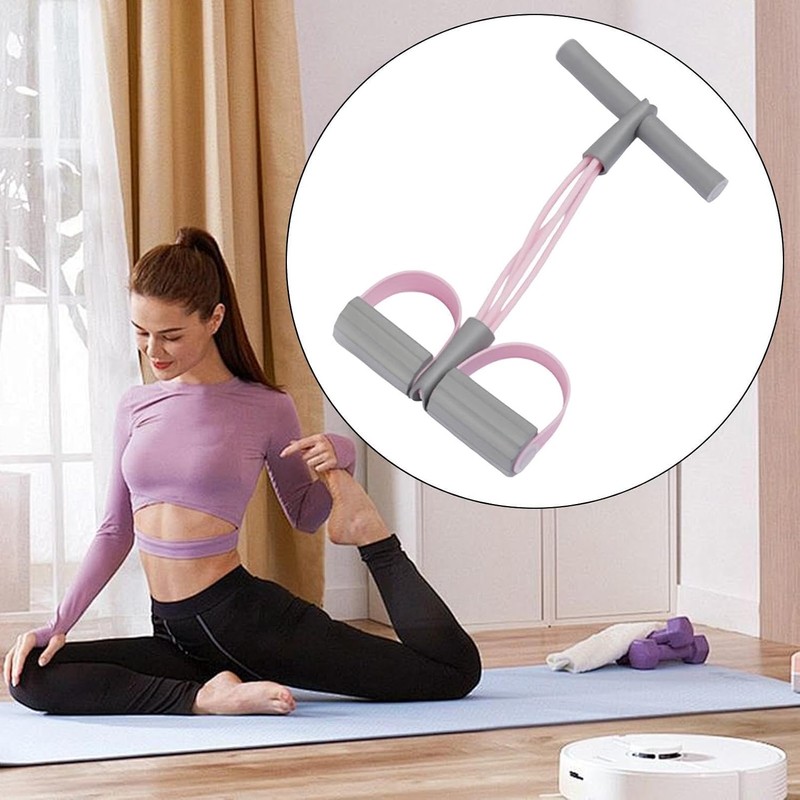 Banda De Resistencia Con Asa Cuerda Elástica Para Abdominales Y