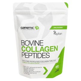 Genetic Supplements Bovine Collagen Peptides Powder, Unflavoured, 400g