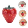 Gatuida Retro Strawberry Shaped Kitchen Timer Mechanical Countdown Device for