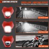 fewfuss Universal Dirt Bike LED Head Lamp - Motorcycle LED