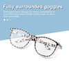 PAERDE Safety Glasses with Clear Anti Fog Scratch Resistant Wrap-Around