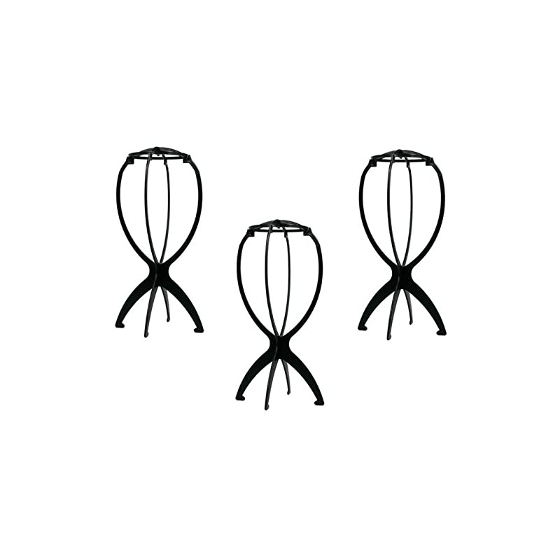 Mydio 3-Piece Plastic Hat Stand - Durable, Stable Cap Rack