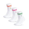 Occulto Women's & Men's Tennis Socks with Stripes Pack of