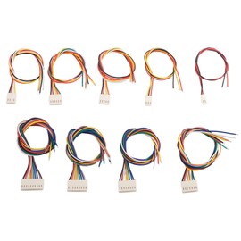 The Lord of the Tools 18Pcs Connector Electronic Wires Kit 2/3/4/5/6/7/8/9/10Pin Single End Plug Cable KF2510 30CM Length Wire Cables for Electrical Appliance