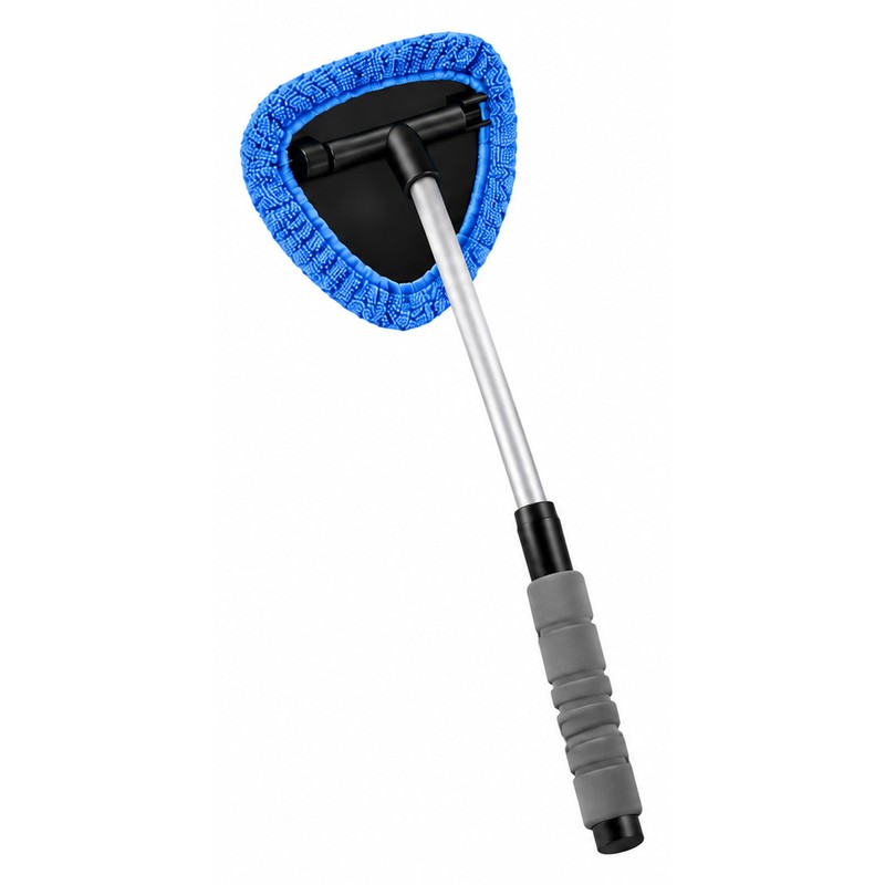 Telescopic Car Windshield Cleaning Brush Set – Extendable Microfiber Glass