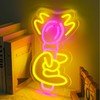 ENUOLI Microphone Neon Sign Dimmable Led Roke Party Lights for