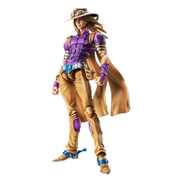 Super Statue Movable "Jojo's Bizarre Adventure Part 7 Steel Ball Run" Gyro Zepperi Ver. 1.5, Approx. 6.1 inches (155 mm), PVC & ABS & POM Painted Action Figure
