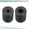 sourcing map Flexible Coupling Shaft 12 mm to 18 mm