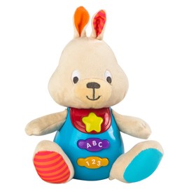 WinFun Plush Toy for Babies the & Coloured - Language: Spanish (COLORBABY 85178) Rabbit