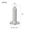 sourcing map Phillips Head Self Tapping Screws, #10 x 3/4"