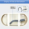 Flexible Freestanding Tub Drain Kit, Low Profile Flat P Trap