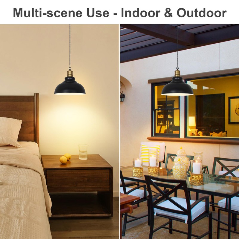 HMVPL Battery Operated Outdoor Chandelier for Gazebo, Rechargeable Outdoor Hanging