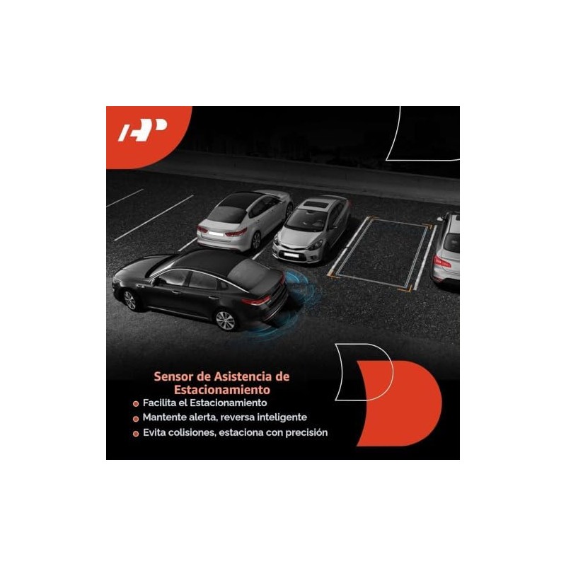 A-Premium Juego de 4 Sensores de Ayuda de Asistencia de