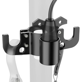 Aluminum Trailer Towing Chain Organizer & 7-Way Plug Holder- Heavy Duty RV Tongue Jack Accessory