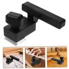 Operitacx Track Stop Block Adjustable Woodworking Limiter with Square Handle