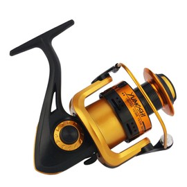 SKLDO Fishing Reel Spinning Fishing Reel 13 + 1 Bearings Left Right Interchangeable Handle for Saltwater Fishing with Double Drag Brake System Suit for Fishing