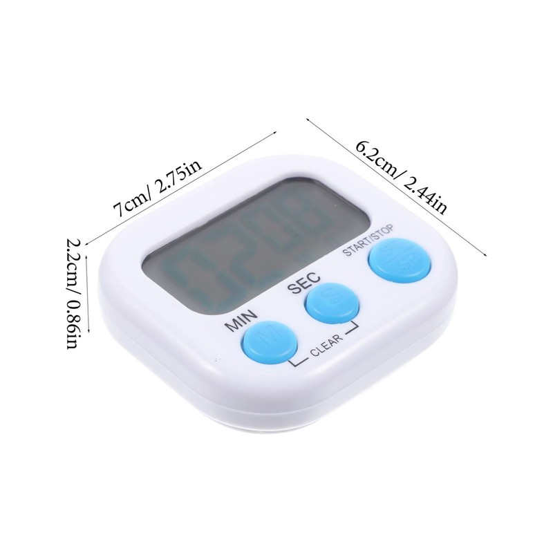Alipis Digital Kitchen Timer Small Magnetic Cooking Timer with Simple