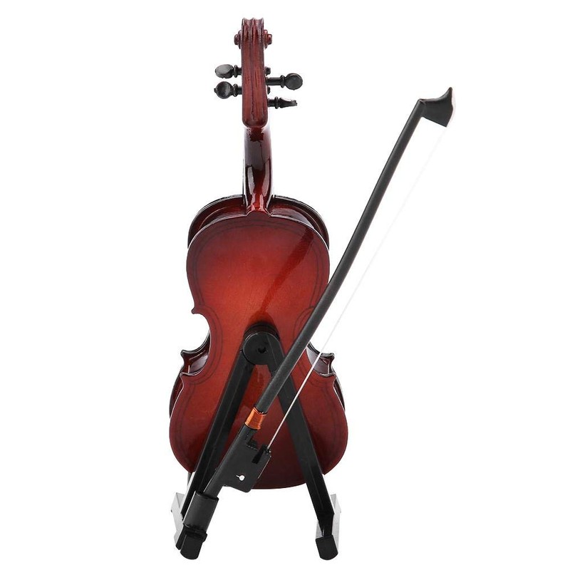 Miniature Cello 5.5 Inch Mini Cello Model with Wooden Musical