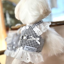 Dog Clothing, Dog Wear, Harness, Small Dogs, Medium Dogs, Won't Slip Out, Pet Dog Clothes, Fashionable, Cute, Easy to Wear, Nursing Care, Lightweight, Lightweight, Cats, Stylish, Outdoors, Walks, Easy