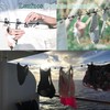2 Pack Portable Clothes Line, Elastic Travel Clothesline, Adjustable, Retractable,