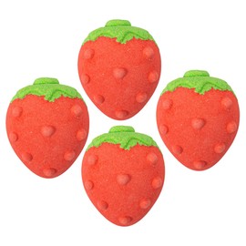 Baluue 4pcs Strawberry Aroma Bath Salt Rich Foaming Bathing Salt Small Shower Bath Salt