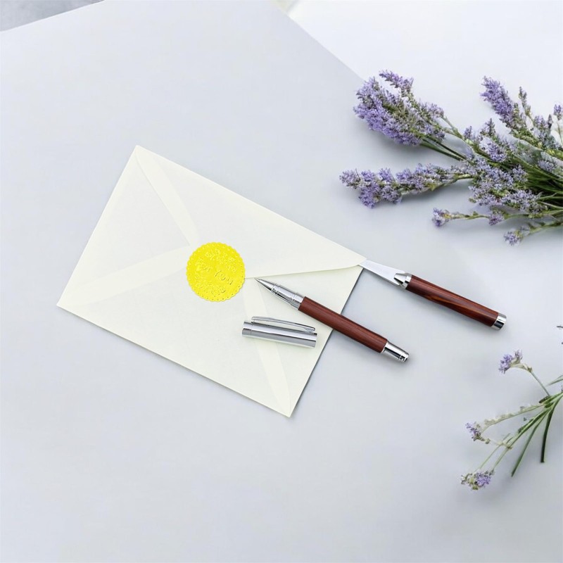 LACHIEVA LUX Rosewood Rollerball Pen with Letter Opener,Nice Gift for