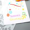 12 Pcs Plastic Painting Stencil,Christmas Themes Santa Claus Snowman Christmas