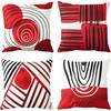 YUMYDG Set of 4 Cushion Covers 45 x 45cm Modern