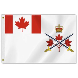 2×3 FT Canada Army(2013–2016) Flag, Medium 60×90 CM Canadian Military Force 100D Canada Military Outdoor Banner,Doube Side Printing Canadian Decor For Patio Garden With Brass Gromment