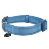 YUDOTE Reflective Adjustable Nylon Dog Collar with Reflevtive Soft Neoprene