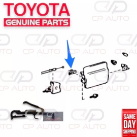 Toyota 82 - 85 TOYOTA CELICA FUEL GAS DOOR COVER RELEASE SPRING HOLDER CLIP OEM NEW