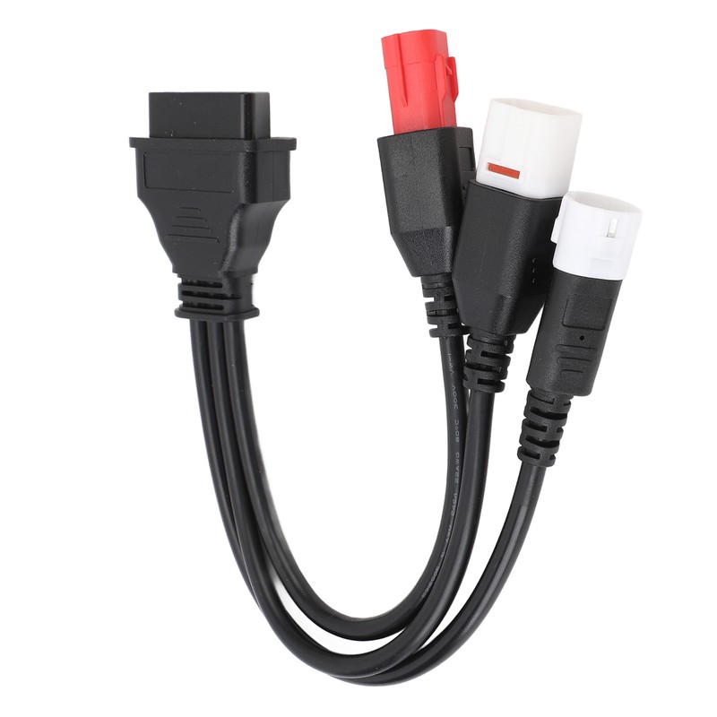 3 In 1 Motorcycle OBD Diagnostic Cable 16Pin to 3PIN