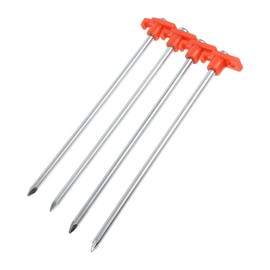 Generic 4pcs Heavy Duty Metal Tent Stakes Portable Camping Stakes for Secure Tent Setup Sand and Rust Resistant Design for Outdoor Use