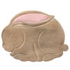 Bunny Design Hand Carved Acacia Hardwood Decorative Short Stool