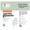 J MAC BOTANICALS Organic Vegetable Glycerin 16 oz - TWO