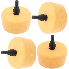 4 Stop Buffer Suspension Leaf Spring, Stop Buffer Suspension for Caddy 2K, Rubber Buffer for Rear Leaf Spring, Leaf Rubber, Rear Axle Spring for Caddy 3 2004-2015, 2K0511155A (4)