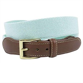 COUNTRY CLUB PREP Mint Surcingle Leather Tab Belt