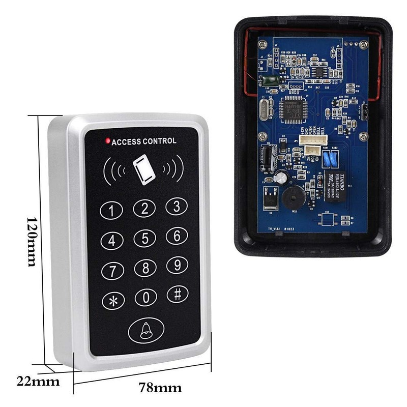LEXI 1000 Users 125KHz RFID Keypad Access Control System Kit