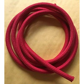 PARTSDEPOT 3.5mm Diesel Fuel Injector Return Line Hose, Red, Synthetic Rubber, 1m Length, 3.5mm ID, 1.9mm Wall Thickness, 7.5mm OD