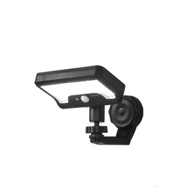 Solar Motion Sensor Light Outdoor with Remote - Magnetic Mount Security Light with Dual Charging (Solar+USB), Wireless Outdoor Lights, 360° Adjustable, 3 Color Modes for Garage Yard Patio (1, S)