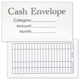 Sistema de sobres para dinero en efectivo, paquete de 24 sobres para presupuesto de dinero