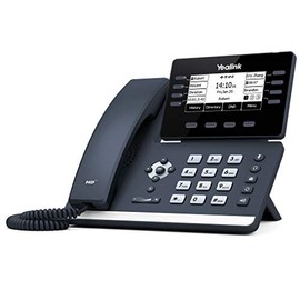 Yealink SIP-T53 IP Phone, 12 VoIP Accounts. 3.7-Inch Graphical Display. USB 2.0, Dual-Port Gigabit Ethernet, 802.3af PoE, Power Adapter Not Included (Renewed)