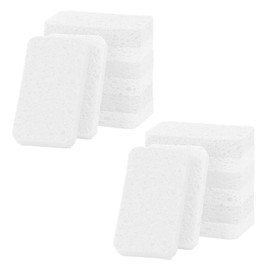 24 - Pack Non-Scratch Scrub Sponges - Sponges for Dishes and Washing Dishes, Cleaning Sponges for Kitchen Home and More（White）