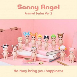 Sonny Angel Animal Series 2 Baby Figurine, Pink