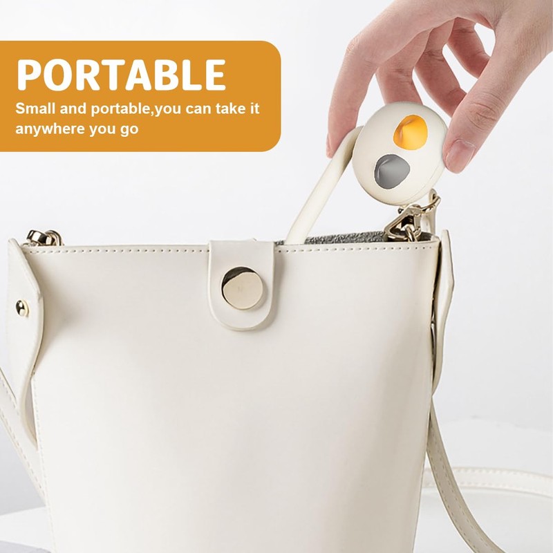 Pack of 2 Bag Holder for Table, Foldable Bag Hook,