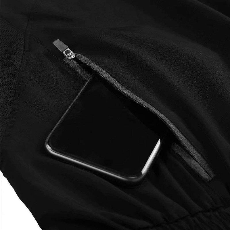 Men's Sports Shorts, Quick-Drying Sports Shorts, Lightweight with Zip Pockets